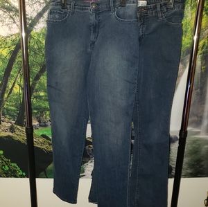 Jeans 2 Pairs Womens 10 Levis & Gloria Vanderbilt